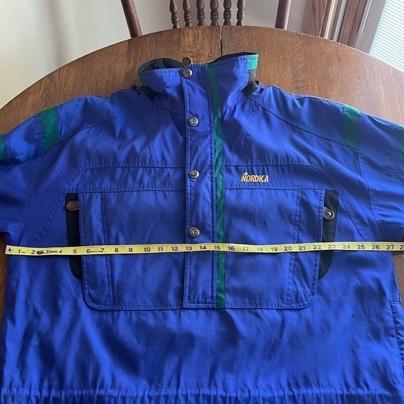Vintage Nordica Sports System Pullover Ski Jacket Size XXL Side Front Zipper - Picture 14 of 16